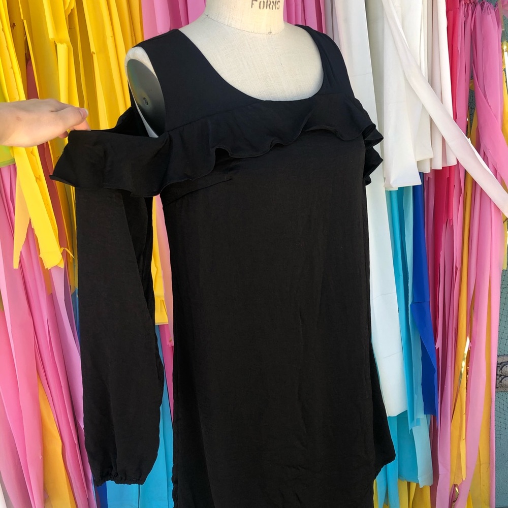 Cold Shoulder Shift Dress